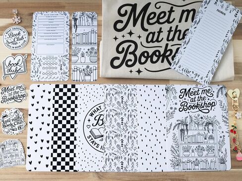 حزمة إدراج بطاقات Bookish البسيطة لجراب Kindle الشفاف من الجيل الحادي عشر والثاني عشر من Paperwhite & Colorsoft، حافظة، ساحرة، ملصق in Kuwait