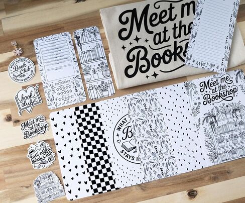 حزمة إدراج بطاقات Bookish البسيطة لجراب Kindle الشفاف من الجيل الحادي عشر والثاني عشر من Paperwhite & Colorsoft، حافظة، ساحرة، ملصق in Kuwait
