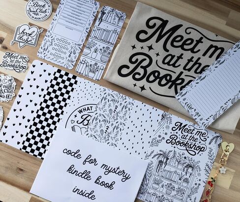 حزمة إدراج بطاقات Bookish البسيطة لجراب Kindle الشفاف من الجيل الحادي عشر والثاني عشر من Paperwhite & Colorsoft، حافظة، ساحرة، ملصق in Kuwait