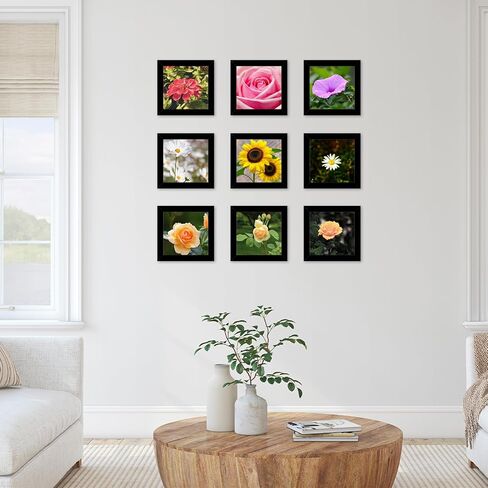 12 حزمة 11x14 إطارات الصور ، عرض 8x10 مع حصيرة أو 11x14 بدون حصيرة ، مجموعة إطار جدار معرض أسود ، 11 × 14 مجموعة من مجموعة من 12 إطارات صور ديكور الجدار المليئة بالجدار ، الأسود in Kuwait