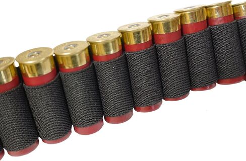 50 Round Capacity Shotgun Bandolier 12, 20 Gauge Shell Holder with Quick Release Buckle - Shoulder Scabbard Adjustable Ammo Shooting Belt in Saudi Arabia