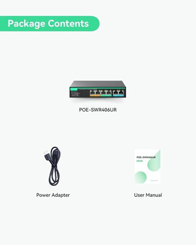 محول LINOVISION 16 منفذًا UltraReach PoE مع إدارة سحابية عن بعد، يصل إلى 2600 قدم طويل المدى PoE ونقل البيانات، 4 * BT 90W و12 * في منافذ 30 وات، محول طاقة مدمج 300 وات in Saudi Arabia