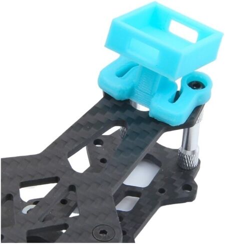 3D Printed M80 Pro BN220 GPS Module TPU Holder Mounting Bracket 18 To 32mm Distance Compatible With Drone Parts Quadcopter Models Race Drone Frame Parts(L22 W22 H8 BLACK) in Kuwait