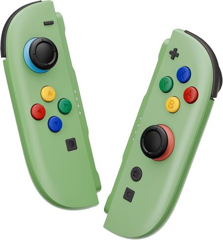eXtremeRate DIY Replacement Shell Buttons for Joycon 2, Custom Full Set Housing Case + Decorative Strips + Middle Bracket + Buttons for Nintendo Switch 2 Controller - Deluxe Version - Matcha Green in Saudi Arabia