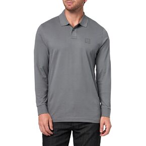 BOSS Men's Square Patch Logo Slim Fit Long Sleeve Polo Shirt in Saudi Arabia