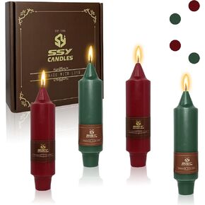 Scented Taper Candles Aroma Candlesticks Smokeless Candle Long Fragrance Candles Colored Dinner Candles for Decor Wedding,Festival and Special Occasions,10 INCH in Saudi Arabia