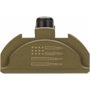 NDZ Performance Grip Plug for Glock Gen 4-5 with Backstrap – Heavyweight Brass – Fits G17 G19 G22 G23 G31 G34 G45 G47 – Cerakote Finish, Optional Laser Engraving – Made in USA in Kuwait