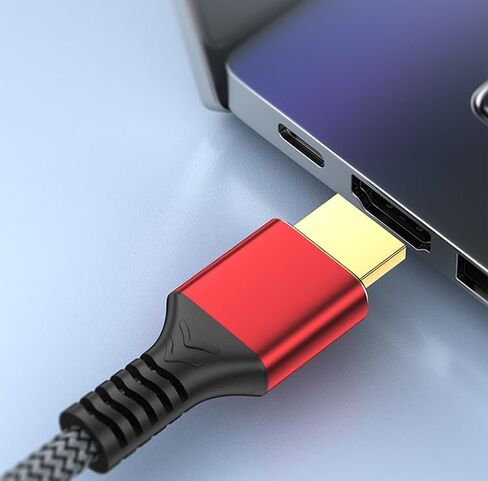 حزمة واحدة من كابل HDMI 2.1 8K بطول 6.6 قدم، وسلك HDMI رفيع للغاية بسرعة 48 جيجابت في الثانية، in Saudi Arabia