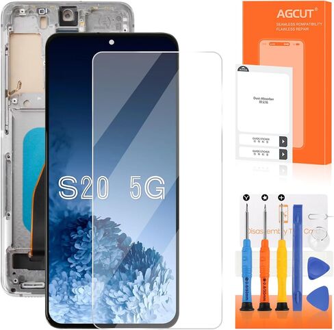 INCELL for Samsung Galaxy S20 5G Screen Replacement S20 5G LCD Display G981 SM-G981F SM-G981U LCD Digitizer Screen Touch Gray with Frame (Not for 4G)(No Fingerprint Function) in Saudi Arabia