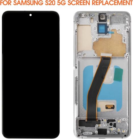 INCELL for Samsung Galaxy S20 5G Screen Replacement S20 5G LCD Display G981 SM-G981F SM-G981U LCD Digitizer Screen Touch Gray with Frame (Not for 4G)(No Fingerprint Function) in Saudi Arabia