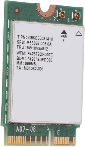 Ciciglow WiFi 6 بطاقة الشبكة، AX211NGW بطاقة الشبكة اللاسلكية 2.4 جيجا هرتز 5 جيجا هرتز 6 جيجا هرتز محول واي فاي لنظام التشغيل Windows 10، لنظام التشغيل Windows 11، لنظام التشغيل Linux in Kuwait