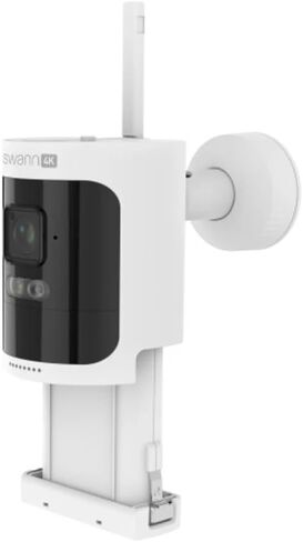 كاميرا أمان لاسلكية Swann 4K، طقم إضافي مكون من 4 قطع لأنظمة AllSecure4K، أبيض (متجدد) in Kuwait