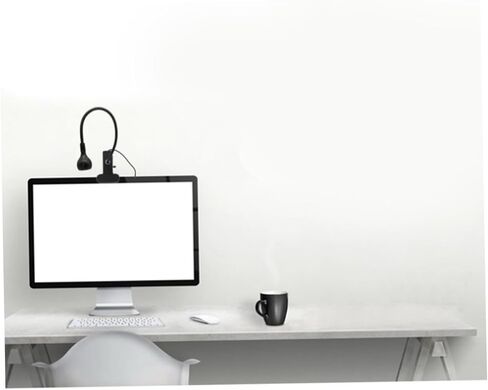 LIFKOME 3W USB مصباح بمشبك مرن لحماية العين LED ضوء مع معقوفة لإضاءة طاولة السرير المنزلية والسفر باللون الأسود in Saudi Arabia