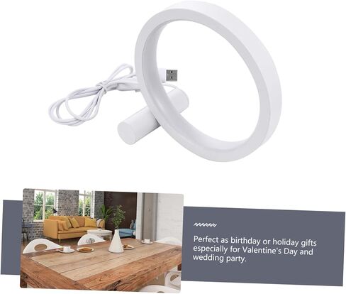 مصباح قراءة بجانب السرير USB مع سطوع التحكم باللمس، ضوء طاولة متين لتزيين المنزل والمكتب وغرفة النوم، مصباح LED قابل لإعادة الشحن، تصميم مضغوط in Kuwait