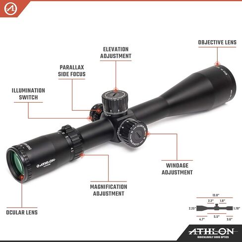 Athlon Optics Ares BTR GEN2 HD 4.5-27x50 First Focal Plane Riflescopes in Saudi Arabia