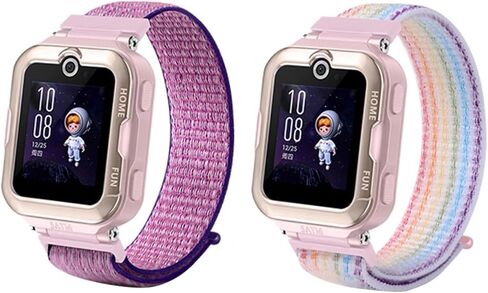 Straps Compatible with Huawei Watch Kids 4 Pro, Nylon Watch Bands for Girls Boys in Saudi Arabia