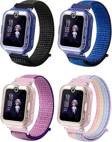 Straps Compatible with Huawei Watch Kids 4 Pro, Nylon Watch Bands for Girls Boys in Saudi Arabia