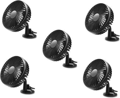 OUNONA 5pcs Car Usb Cooling Fan Rotatable Cup Design for Vehicles Low Noise Energy Efficient Auto Fan for Use for Trucks and Suvs in Saudi Arabia