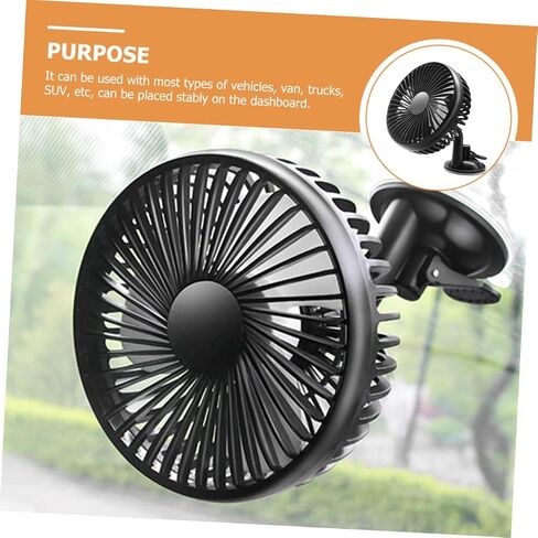 OUNONA 5pcs Car Usb Cooling Fan Rotatable Cup Design for Vehicles Low Noise Energy Efficient Auto Fan for Use for Trucks and Suvs in Saudi Arabia