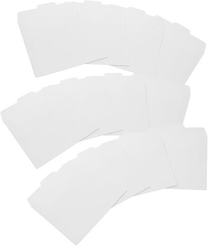 VOSAREA 50pcs CD Sleeves Paper Envelopes Sturdy Storage Holders for DVD CD Protective Design for Home and Travel Organization in Saudi Arabia