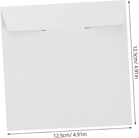 VOSAREA 50pcs CD Sleeves Paper Envelopes Sturdy Storage Holders for DVD CD Protective Design for Home and Travel Organization in Saudi Arabia