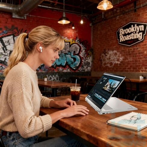 Lenovo Yoga 7 Gen 10 2-in-1 Business Laptop (16" FHD+ Touchscreen, AMD Ryzen AI 5 340 (> Intel i7-13620H), 16GB DDR5, 1TB SSD) Copilot+ PC, Backlit, Fingerprint, 1080p IR Webcam, Wi-Fi 7, Win 11 Home in Saudi Arabia