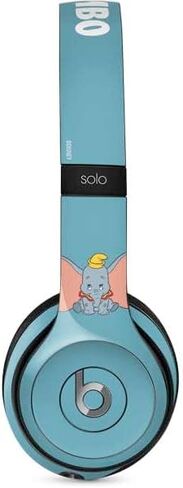غلاف صوتي من Skinit متوافق مع Beats Solo 2 سلكي - تصميم وضعية الفيل الصغير المرخص رسميًا من Disney Dumbo in Saudi Arabia