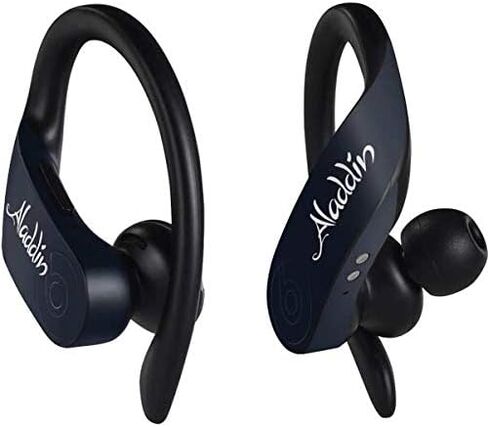 Skinit Decal Audio Skin Compatible with PowerBeats Pro - Officially Licensed Disney Aladdin and Jasmine Magic Carpet Design in Saudi Arabia