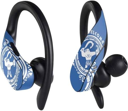 غلاف صوتي من Skinit متوافق مع PowerBeats Pro - تصميم شراع لأميرات ديزني موانا وماوي مرخص رسميًا in Saudi Arabia