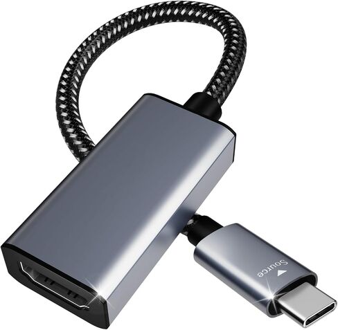 محول USB C إلى HDMI، محول USB من النوع C إلى HDMI [متوافق مع Thunderbolt 3/4] مع iPhone 15 Pro/Max، MacBook Pro/Air 2023، iPad Pro، iMac، S23، XPS 17، Surface Book 3 والمزيد in Saudi Arabia