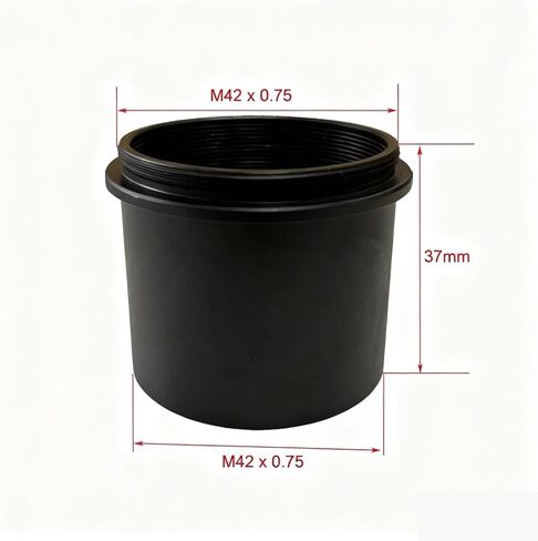 حلقة محول M42 إلى M38 لكاميرا T2 M42 X 0.75 DSLR - مثالية للتصوير الفوتوغرافي بعدسة التلسكوب الفلكي (قطعة واحدة من M42 إلى M38) in Kuwait