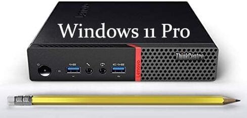 Lenovo ThinkCentre M900 Tiny Desktop PC, Intel Core i5-6500, 8GB RAM, 256GB SSD, Keyboard and Mouse, USB WiFi, USB Bluetooth, Windows 11 Professional (Renewed) in Saudi Arabia