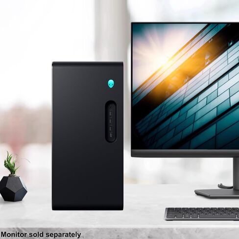 كمبيوتر سطح المكتب Dell Alienware Aurora ACT1250 للألعاب Intel 20-core Ultra 7 265F (Beats i7-14700) 32 جيجابايت DDR5 4 تيرابايت SSD GeForce RTX 5070 Ti 16 جيجابايت GDDR7 DLSS4 1000 واط PSU مبرد سائل للألعاب AI Win11Pro ICP Hub in Kuwait