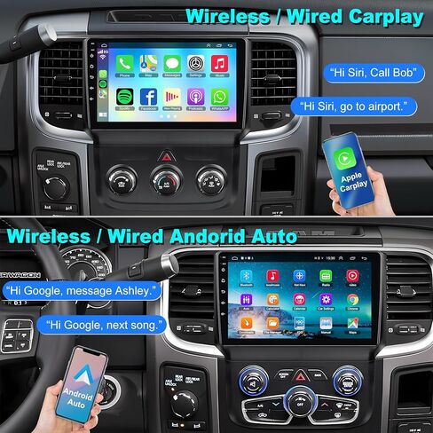 راديو سيارة 4G+64G لسيارة جيب جراند شيروكي 2014-2021، رانجلر 2018-2020، لسيارة دودج رام 1500/2500/3500 2013-2018، لسيارة دودج تشالنجر تشارجر 2015-2023، ستيريو السيارة، كاربلاي/أندرويد أوتو، ملاحة جي بي إس in Kuwait