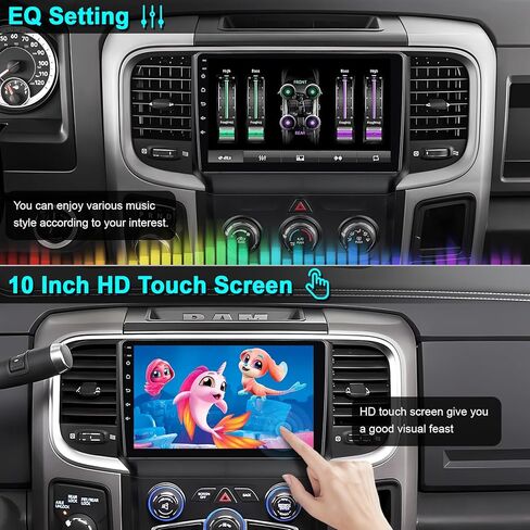 راديو سيارة 4G+64G لسيارة جيب جراند شيروكي 2014-2021، رانجلر 2018-2020، لسيارة دودج رام 1500/2500/3500 2013-2018، لسيارة دودج تشالنجر تشارجر 2015-2023، ستيريو السيارة، كاربلاي/أندرويد أوتو، ملاحة جي بي إس in Kuwait