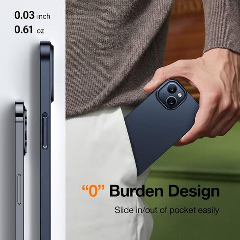 TORRAS Slim Fit for iPhone 17 Pro Max Case, Ultra Thin 17 Pro Max Case, Lightweight Matte Anti-Scratch Hard PC Cover Phone Case for iPhone 17 Pro Max 6.9 inch, Clear in Saudi Arabia