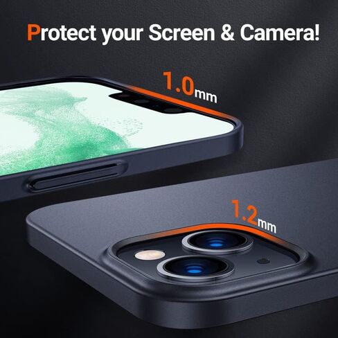 TORRAS Slim Fit for iPhone 17 Pro Max Case, Ultra Thin 17 Pro Max Case, Lightweight Matte Anti-Scratch Hard PC Cover Phone Case for iPhone 17 Pro Max 6.9 inch, Clear in Saudi Arabia