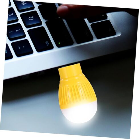 NUOBESTY 4 قطع USB مصابيح LED صغيرة مصابيح ليلية محمولة للاستخدام في حالات الطوارئ مصابيح USB مدمجة للسفر المكتبي تركيبات إضاءة صغيرة متعددة الاستخدامات in Kuwait