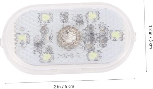 مصباح LED داخلي للسيارة قابل لإعادة الشحن عبر USB، مستشعر باللمس متعدد الوظائف، مناسب للقراءة واستخدام المركبات المتوافقة في حالات الطوارئ in Saudi Arabia