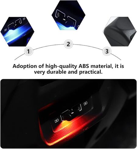 Zerodeko سيارة USB ضوء مصباح LED صغير للجو الداخلي مادة متينة سطوع عالية استهلاك منخفض للطاقة للسيارات المنزل المزيد in Saudi Arabia