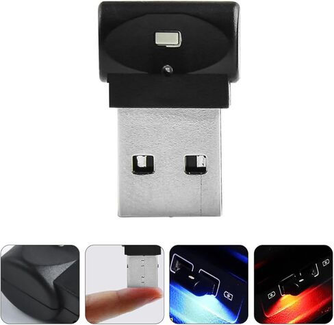 Zerodeko سيارة USB ضوء مصباح LED صغير للجو الداخلي مادة متينة سطوع عالية استهلاك منخفض للطاقة للسيارات المنزل المزيد in Saudi Arabia