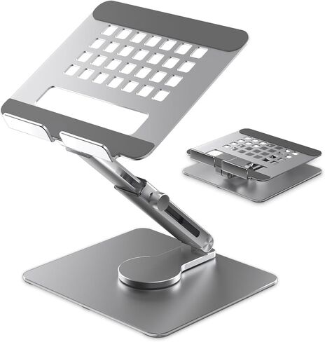 Tablet Stand, Height Adjustable with 360 Rotating Base - Desk Stand Holder, Rotating Display Stand for All 5.8-12.9" iPad Samsung Phone Tablet Kindle E-Reader and More in Saudi Arabia