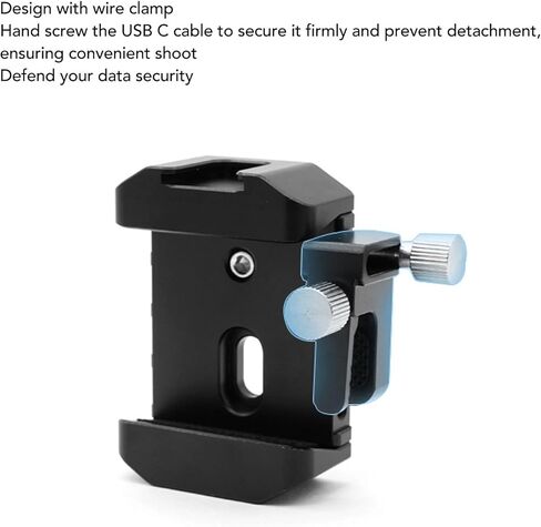 حامل SSD من سبائك الألومنيوم T5 طقم محول 2.5 إلى 3.5 مع خيط حذاء بارد 1 / 4 بوصة - مشبك كابل USB آمن - C، حامل مزدوج لترقية NVMe وجهاز الفيديو in Kuwait