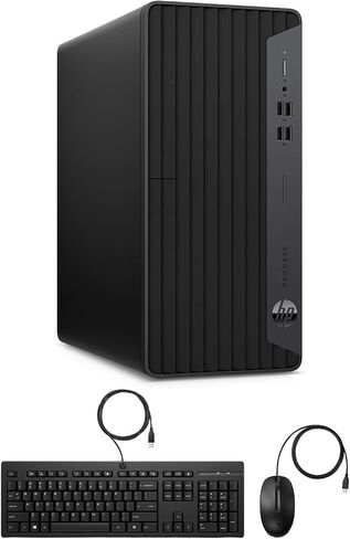 كمبيوتر مكتبي HP ProDesk 400 G7 Tower Business، Intel 6-Core i5-10500 (Beat i7-8700)، ذاكرة وصول عشوائي DDR4 سعة 16 جيجابايت، محرك أقراص PCIe SSD سعة 512 جيجابايت، محول WiFi، RJ-45، HDMI، DP، لوحة مفاتيح وماوس، Windows 11 Pro (متجدد) in Kuwait