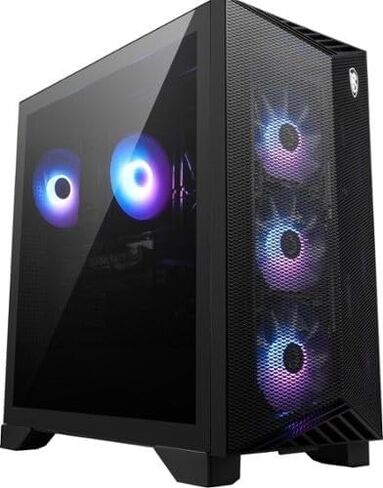 كمبيوتر مكتبي للألعاب MSI AEGIS Z2 C8NUE-1059US، AMD Ryzen R7-8700F، 32 جيجا DDR5، NVIDIA GeForce RTX 4070، 1 تيرابايت M.2 NVMe SSD، Win11Home (متجدد) in Saudi Arabia