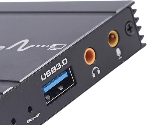 بطاقة التقاط فيديو 4K، التقاط ألعاب USB 3.0 HDMI مع منفذ RJ45، لا يوجد تأخير في بث الألعاب للكمبيوتر الشخصي OBS Live Streaming in Kuwait