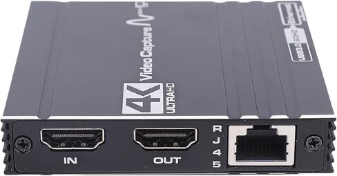 بطاقة التقاط فيديو 4K، التقاط ألعاب USB 3.0 HDMI مع منفذ RJ45، لا يوجد تأخير في بث الألعاب للكمبيوتر الشخصي OBS Live Streaming in Kuwait