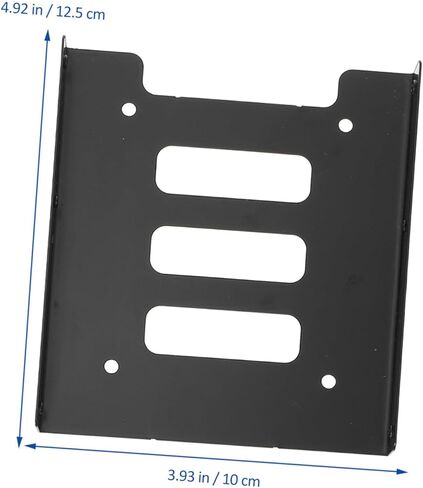 محول محول SSD مع دعامة تثبيت القرص الصلب، حامل خليج محرك معدني ثابت للكمبيوتر المكتبي، سهل التركيب، ملحق قفص القرص الصلب الداخلي in Kuwait