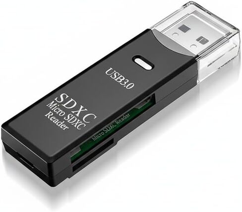 قارئ بطاقات USB3.0 Micro SD، قارئ بطاقات SD 2 في 1 بسرعة 5 جيجابت في الثانية إلى محول USB، قارئ بطاقات الذاكرة متوافق مع بطاقات SDXC وSDHC وMMC وRS-MMC وMicro SDXC وMicro SD وMicro SDHC وUHS-I in Saudi Arabia