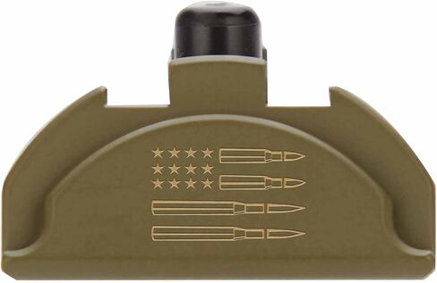 NDZ Performance Grip Plug for Glock Gen 4-5 with Backstrap – Heavyweight Brass – Fits G17 G19 G22 G23 G31 G34 G45 G47 – Cerakote Finish, Optional Laser Engraving – Made in USA in Saudi Arabia